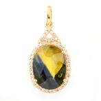 Zonder Minimumprijs - Hanger - 14 karaat Geel goud - 5.04ct., Sieraden, Tassen en Uiterlijk, Antieke sieraden