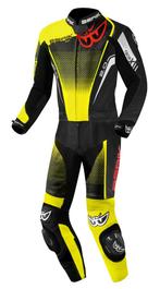 Berik XR-Ace Evo Perforated Zwart Rood Geel 2-Delig Motorpak, Motoren, Nieuw met kaartje, Berik, Heren, Combipak