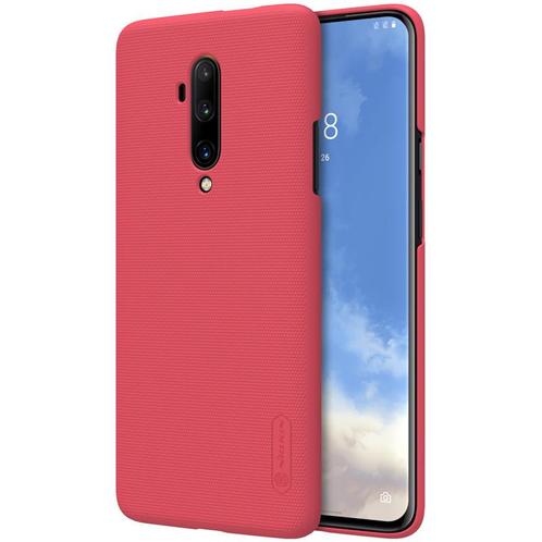 Nillkin OnePlus 7T Pro Hoesje Super Frosted Shield Rood, Telecommunicatie, Mobiele telefoons | Hoesjes en Frontjes | Overige merken