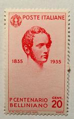 Koninkrijk Italië 1935 - Eeuwpland Vincenzo Bellini., Gestempeld