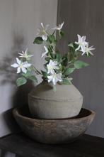 Zijden Clematis tak white 86 cm, Ophalen of Verzenden, Nieuw