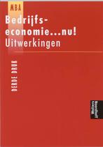 Bedrijfseconomie ... Nu / Uitwerkingen 9789001183264, Boeken, Verzenden, Gelezen, H. van der Fuchs