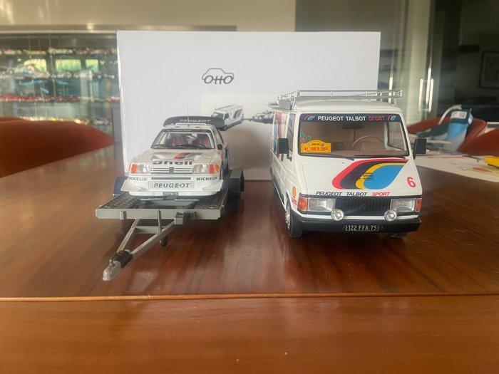 Otto Mobile 1:18 - Modelauto (3) - PACK PEUGEOT 205 T16 -, Hobby en Vrije tijd, Modelauto's | 1:5 tot 1:12