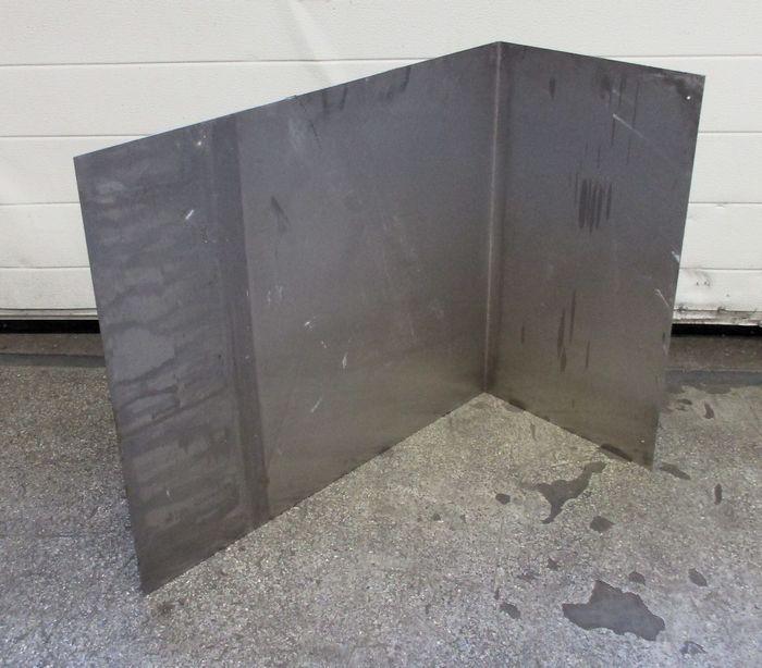 RVS L-vorm Plaat 58cm, Zakelijke goederen, Horeca | Keukenapparatuur, Gebruikt