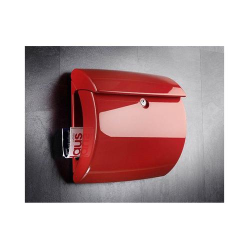 Burg-Wächter Piano wandbrievenbus kunststof - rood, Tuin en Terras, Brievenbussen, Nieuw, Verzenden