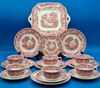 Copeland Spode – „Rhine“ – Kaffeeservice, rot