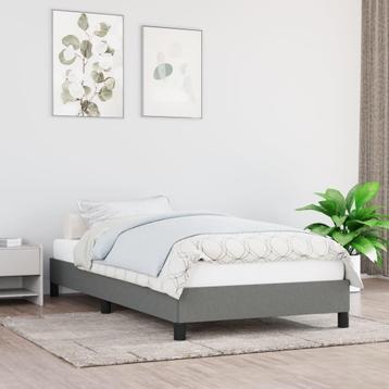 Bedframe 90x190 Donkergrijs - Retourdeal - 35% Korting! beschikbaar voor biedingen