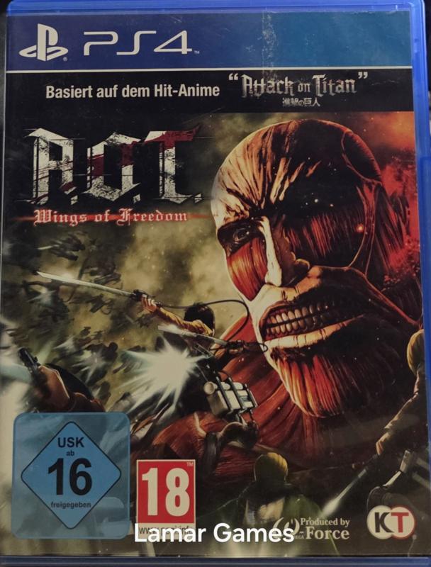 Attack on Titan Wings of Freedom import (ps4 tweedehands, Spelcomputers en Games, Games | Sony PlayStation 4, Zo goed als nieuw