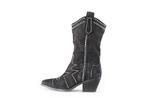 Rock Away Cowboy laarzen in maat 38 Zwart | 10% extra, Kleding | Dames, Schoenen, Verzenden, Zwart, Zo goed als nieuw, Rock Away
