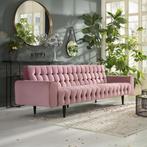 *WOONWINKEL* Kare Design Milchbar Retro Bank 3-zits Met Knop, Verzenden, Nieuw