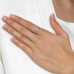 Ring - 18 karaat Witgoud - 0.90ct. tw. Diamant (Natuurlijk), Sieraden, Tassen en Uiterlijk, Ringen, Nieuw