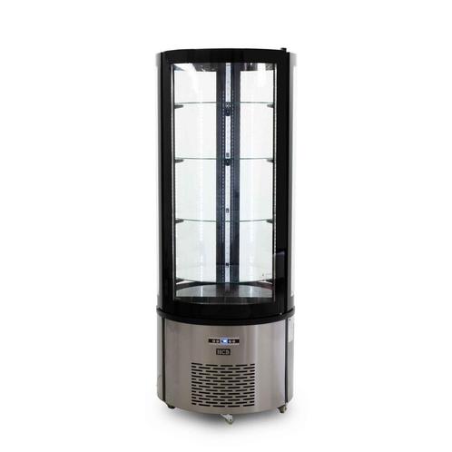 HCB Ronde gebaksvitrine - 400 liter - 230V - RVS, Zakelijke goederen, Horeca | Keukenapparatuur, Nieuw in verpakking, Koelen en Vriezen