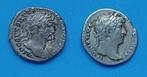 Romeinse Rijk. Hadrianus (117-138 n.Chr.). Lot of 2 AR