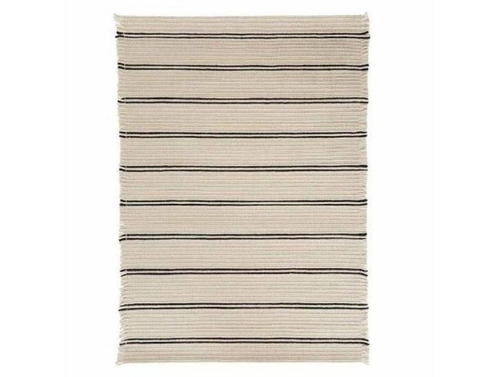 OYOY LIVING Putki - Vloerkleed - 100% Wol - Offwhite/Zwart, Huis en Inrichting, Woonaccessoires | Overige, Zo goed als nieuw, Verzenden
