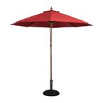 Bolero ronde rode parasol 2,5 meter, Verzenden, Nieuw in verpakking