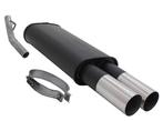 Novus sportuitlaat Opel Vectra A 2x76mm RL einddemper, Verzenden, Nieuw