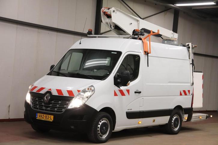 Renault Master 2.3 dCi HOOGWERKER HUBARBEITSBÜHNE NACELL..., Auto's, Bestelauto's, Dealer onderhouden, Onderhoudsboekje, Handgeschakeld
