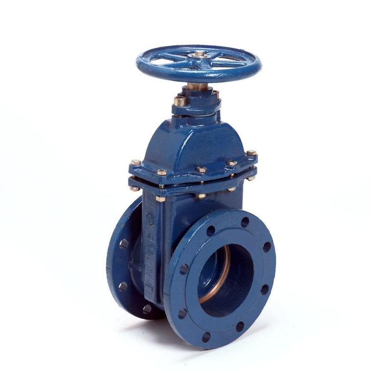 Spindelafsluiter, DN250 GY, PN16 geboord,12-gaats (2 stuks), Doe-het-zelf en Verbouw, Buizen en Afvoer, Overige typen, Nieuw, Overige materialen