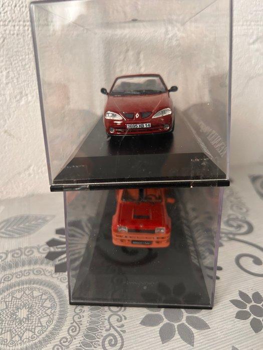 1:43 - Modelauto (2) - Renault Mégane Cabriolet - Renault 5, Hobby en Vrije tijd, Modelauto's | 1:5 tot 1:12