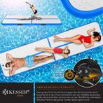 KESSER® Gymnastiekmat - Airtrack - Turnmat - 5M - Blauw, Huis en Inrichting, Verzenden, Nieuw
