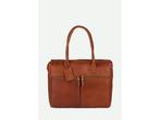 BURKELY Valerie - Laptoptas 15.6 - Leer - Cognac, Computers en Software, Laptoptassen, Verzenden, Zo goed als nieuw