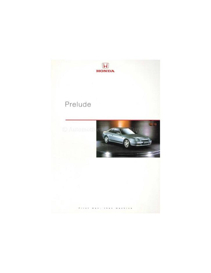 2000 HONDA PRELUDE BROCHURE NEDERLANDS, Boeken, Auto's | Folders en Tijdschriften, Honda