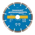 Silverline Gesegmenteerde diamantschijf voor beton en ste..., Doe-het-zelf en Verbouw, Gereedschap | Slijpmachines, Ophalen of Verzenden