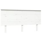 Hoofdbord 154cm Wit Grenen - Retourdeal - 47% Korting!, Wit, Nieuw, Ophalen of Verzenden, Overige maten