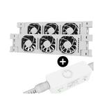Heatfan 3 - Duo Set - inclusief smartcontroller + voeding, Doe-het-zelf en Verbouw, Verwarming en Radiatoren, Verzenden, Nieuw