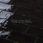 Equipe wandtegel masia zwart glans 7,5x15cm langwerpige, Ophalen, Nieuw, 10 m² of meer, Wandtegels