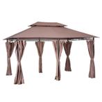 TRUUSK Paviljoen 3x4m Tuinpaviljoen Met 6 Zijdelen Partytent, Tuin en Terras, Partytenten, Verzenden, Nieuw