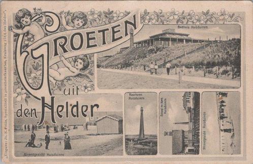 DEN HELDER - Meerluik groeten uit Den Helder, Verzamelen, Ansichtkaarten | Nederland, Verzenden