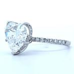Ring Platina - 6.43ct. tw. Diamant (Lab-grown) - Diamant - E, Nieuw