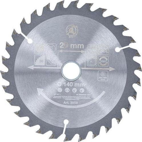 HM cirkelzaagblad diameter 140 x 20 x 2,3 mm 30 tanden, Auto diversen, Autogereedschap, Verzenden