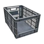 Magazijn grijpbak 60x40x32cm stapelbaar geperforeerde, Ophalen of Verzenden, Gebruikt