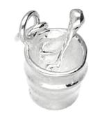 Zilveren Vijzel ketting hanger, Verzenden, Nieuw