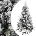 vidaXL Kerstboom met dennenappels en sneeuw 195 cm PVC en PE, Diversen, Kerst, Verzenden, Nieuw