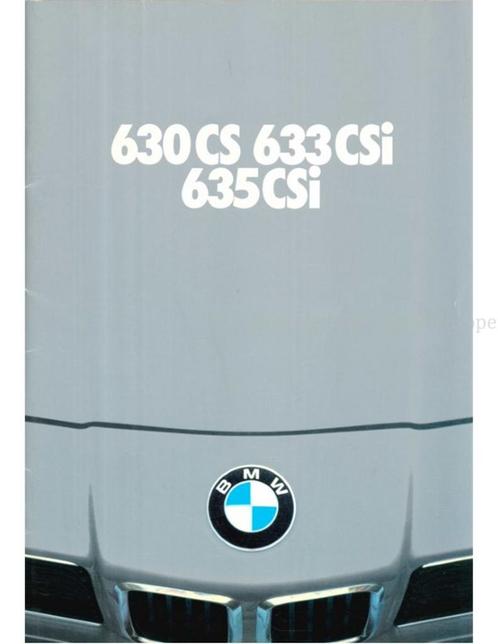 1978 BMW 6 SERIE BROCHURE NEDERLANDS, Boeken, Auto's | Folders en Tijdschriften, BMW