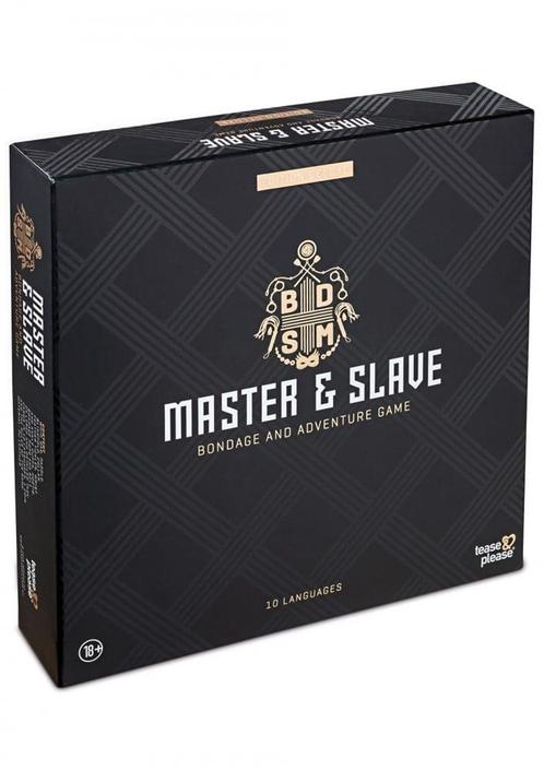 Master & Slave Deluxe Editie | Tease & Please - Erotische, Hobby en Vrije tijd, Gezelschapsspellen | Bordspellen, Nieuw, Verzenden