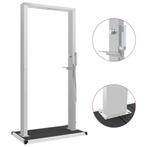 vidaXL Buitendouche met bak HKC roestvrij staal, Verzenden, Nieuw