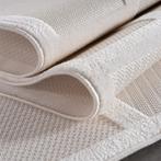 Modern Vloerkleed | Doha | Patchwork | Crème | 80x250 cm, Huis en Inrichting, Stoffering | Tapijten en Kleden, Verzenden, Nieuw