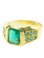Zonder Minimumprijs - Ring - 14 karaat Geel goud - 3.00ct., Sieraden, Tassen en Uiterlijk, Nieuw