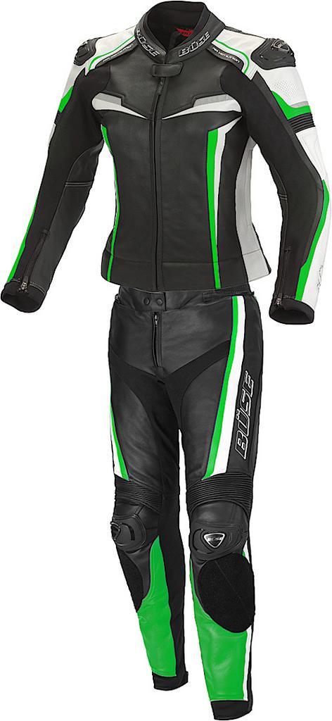 Büse Mille Dames Zwart Groen 2-Delig Motorpak, Motoren, Kleding | Motorkleding, Dames, Nieuw met kaartje, Combipak, Verzenden