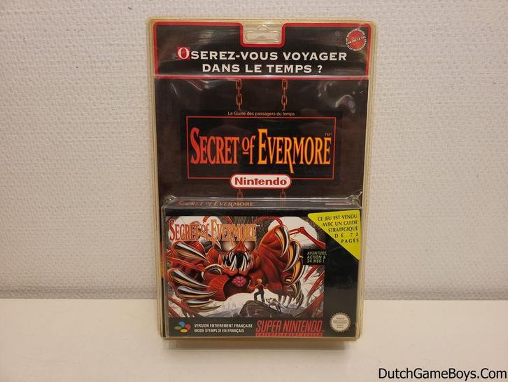 Super Nintendo / SNes - Secret Of Evermore  - New on Blister, Spelcomputers en Games, Games | Nintendo Super NES, Gebruikt, Verzenden