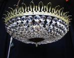 Kroonluchter - Brons, Kristal, Messing - Grote (57cm), Antiek en Kunst