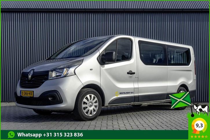 Renault Trafic Passenger **1.6dCi 9-Pers L2H1 | Incl. BPM,, Auto's, Bestelauto's, Lease, Handgeschakeld, Renault, Grijs, Stof