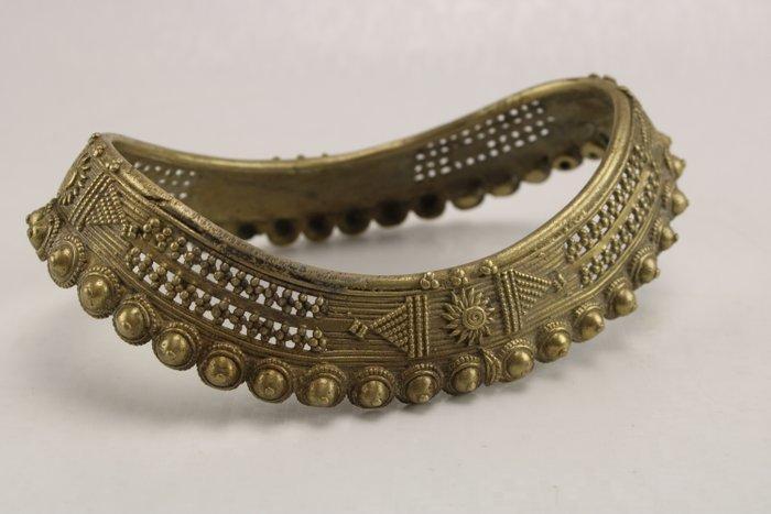 Nickel silver - Enkelketting - Madhya Pradesh, Antiek en Kunst, Kunst | Niet-Westerse kunst