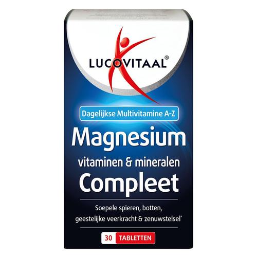 2x Lucovitaal Magnesium Vitamine en Mineralen Compleet 30 ta, Sport en Fitness, Gezondheidsproducten en Wellness, Nieuw, Verzenden