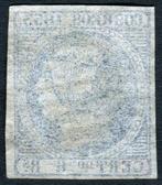 Spanje 1853 - Isabella II, 6 blauwe realen. - EDIFIL 21, Postzegels en Munten, Gestempeld