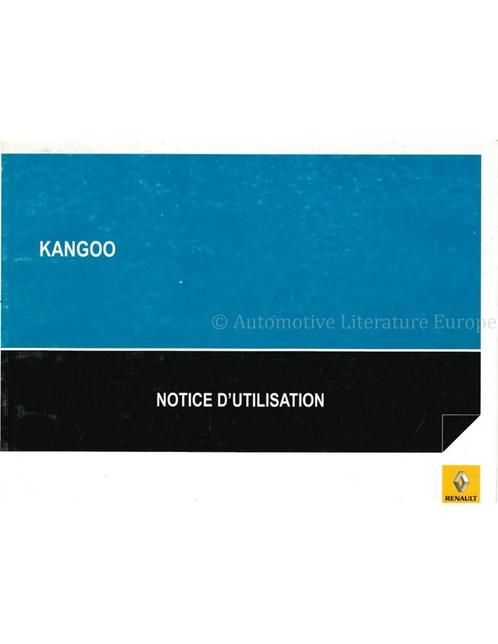 2010 RENAULT KANGOO INSTRUCTIEBOEKJE FRANS, Auto diversen, Handleidingen en Instructieboekjes